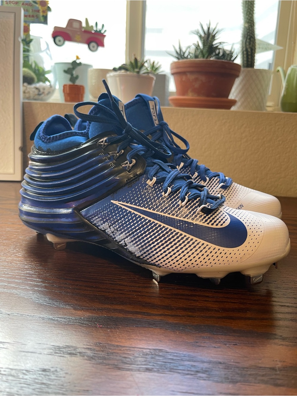 Nike Mens Lunar Trout 2 Metal Baseball Cleats Royal Blue